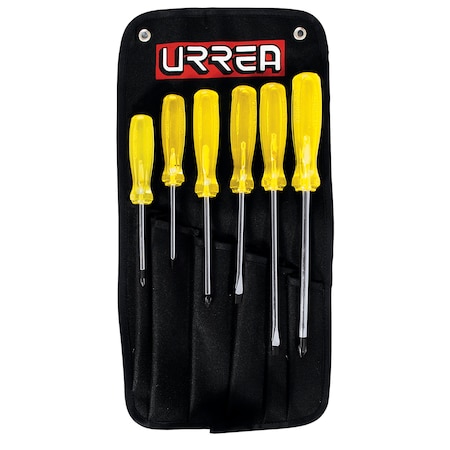 Amber Screwdriver Set Of 6 Pieces Comb